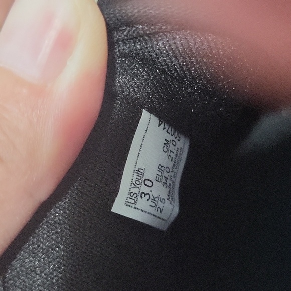 NWOT Vans Atwood camo black blue lace up sneakers size 3Y - Picture 3 of 7